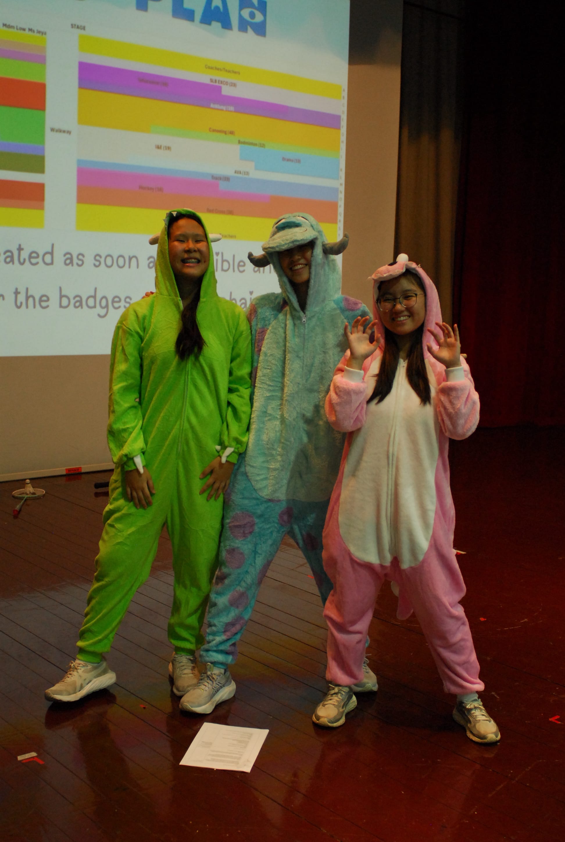Students dressing up for the event theme